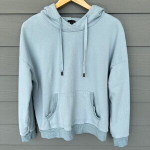 COCO + CARMEN Blue Hooded Sweatshirt Size S/M